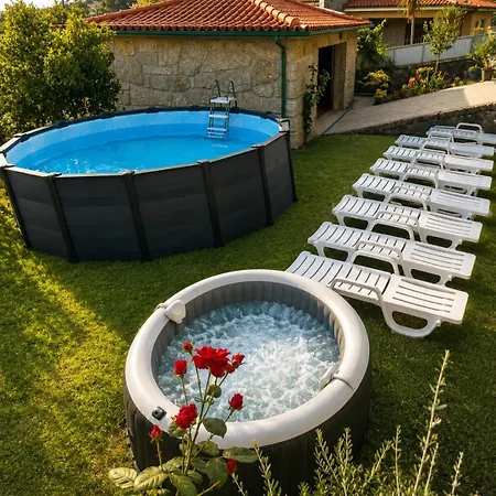 Ferienhaus Refugio Rodrigues - Piscina & Jacuzzi Privados - Geres Valbom (Braga)